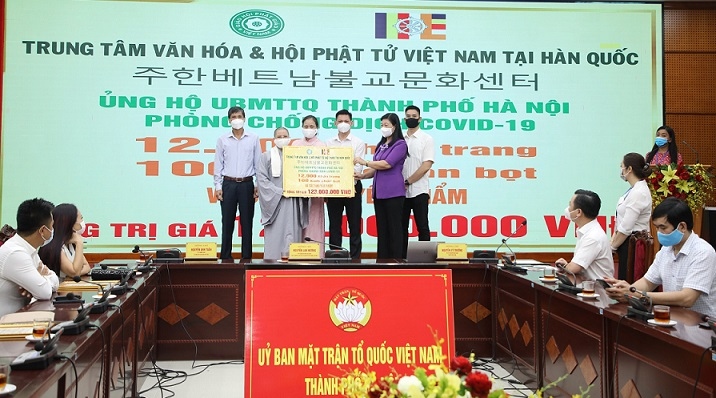 Vietnamese Buddhists in RoK support COVID-19 fight in homeland